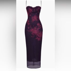 HOUSE OF CB Aiza Floral underwire cocktail dress